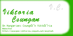 viktoria csungan business card